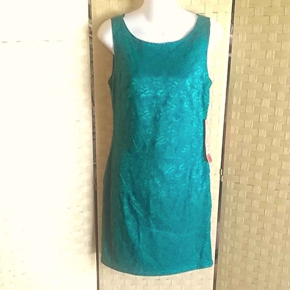 Womens Enfocus Gorgeous Teal Midi Dress Size 6